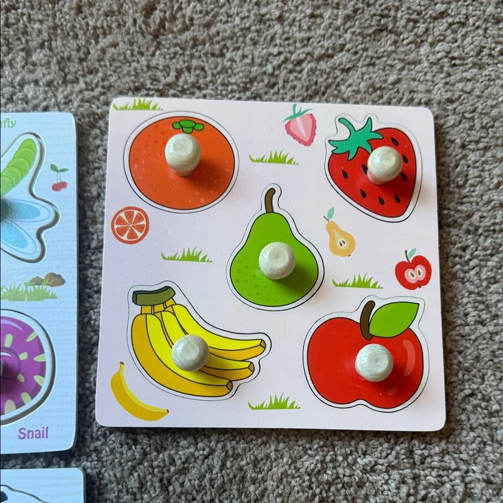 Animal and Shape Wooden Puzzle Set for Kids - Picture 4 of 7